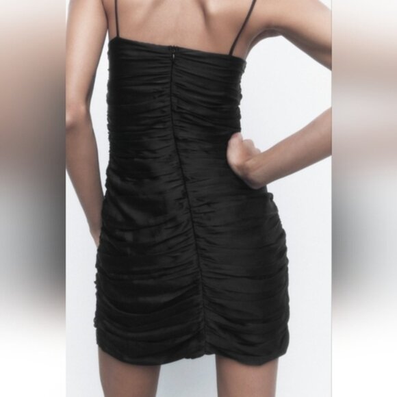 ZARA draped mini dress - Picture 3 of 8